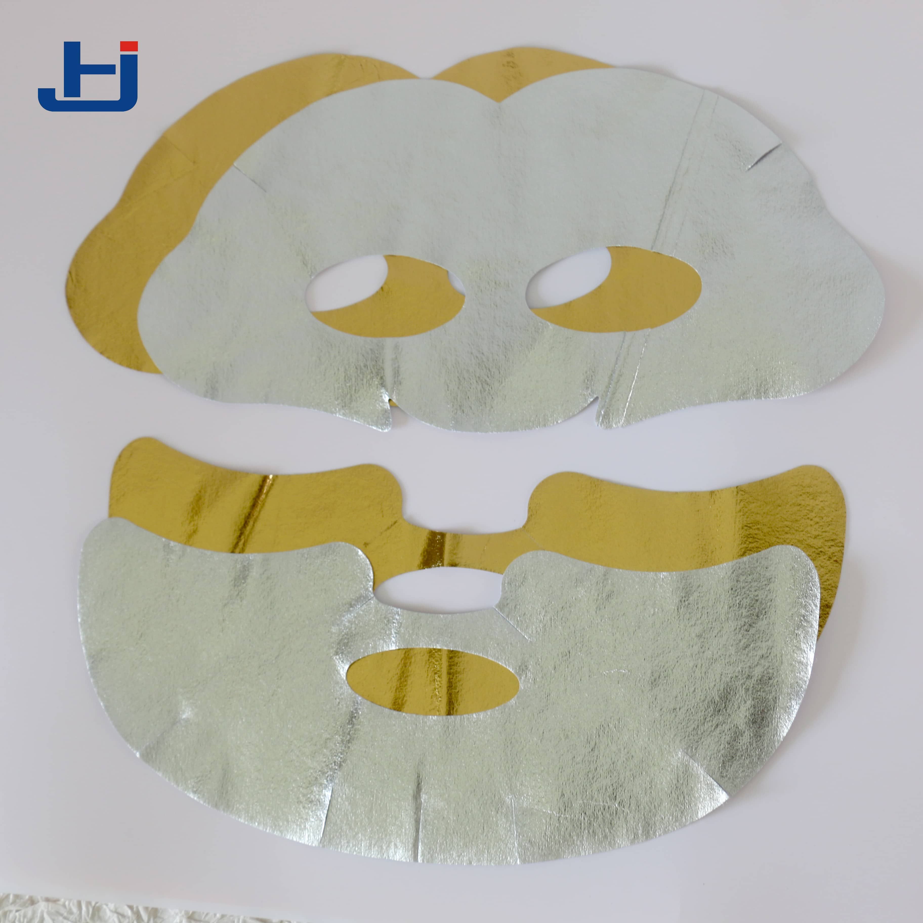 Gold and silver split mask sheet